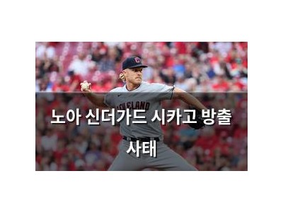 노아 신더가드 시카고 방출 사태